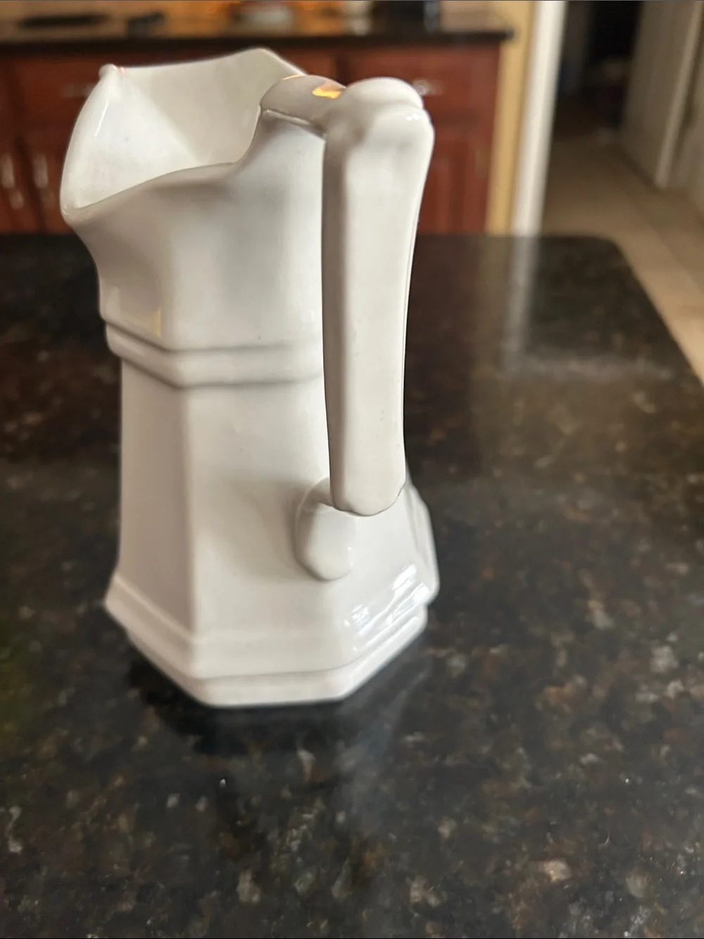 Redcliff 6 inch white Ironstone Pitcher Jug